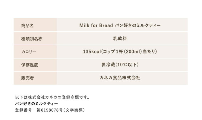 【新発売】「パン好きのミルクティー」500ml×6本セット