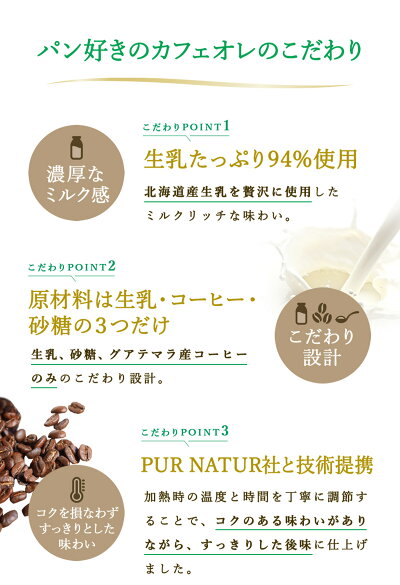 4月1日発売「MilkforBreadパン好きのカフェオレ」500ml6本セット