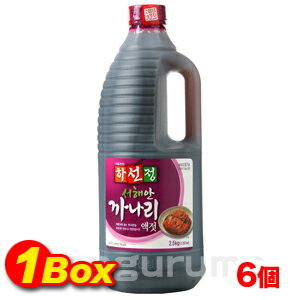 「ハソンジョン」カナリエキス 2.5kg×6個■韓国食品■韓国料理/韓国食材/調味料/魚のエキス/イカナゴ▲