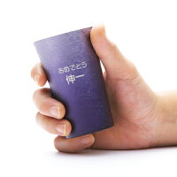 錫(すず)製名入れタンブラー紫