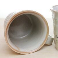 名入れ美濃焼すずしろろくろマグカップコーヒーカップ名前入りmugcup【送料無料】【名入れギフト・還暦祝いや誕生日祝いに】【楽ギフ_名入れ】【楽ギフ_包装】【RCPnewlife】
