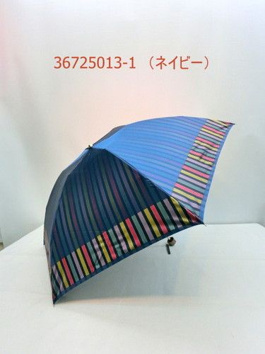 雨傘・折畳傘-婦人甲州産先染格子超軽量超短日本製丸ミニ折畳雨傘