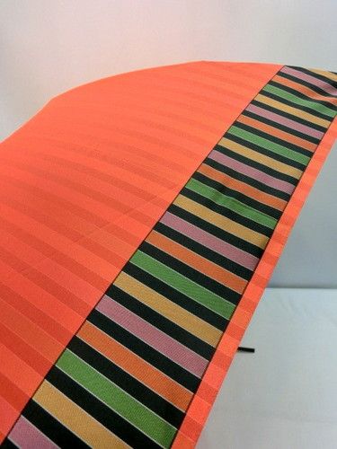 雨傘・折畳傘-婦人甲州産先染格子超軽量超短日本製丸ミニ折畳雨傘
