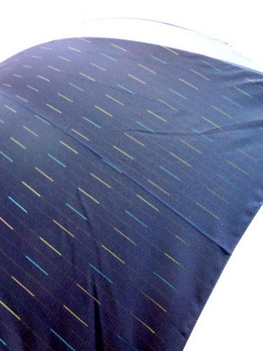 雨傘・長傘−紳士甲州産先染朱子織流星柄軽量大寸日本製ジャンプ傘