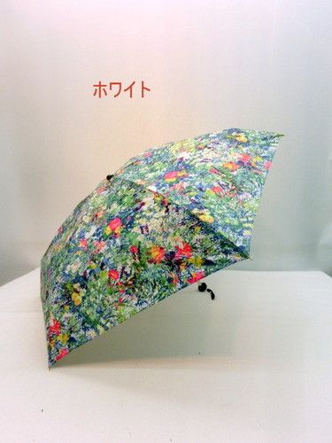 雨傘・折畳傘−婦人超軽量・超短・5段式・日本製・ラウメール柄・ミニ折傘