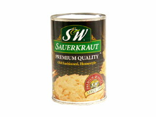 S&W サワークラフト(塩漬けキャベツ) 4号缶