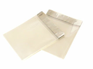 D-81 無地袋 テープ付き L 125×130×30mm 100枚(常温) 業務用