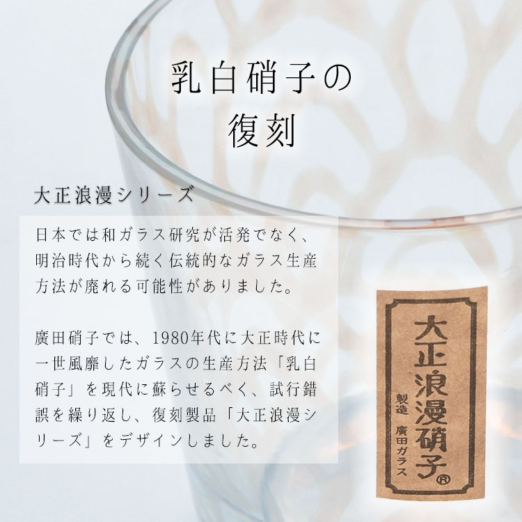 廣田硝子 大正浪漫硝子 蕎麦猪口 つなぎ格子 グラス コップ 湯呑 そばちょこ 小鉢 おしゃれ モダン キッチン用品 調理器具 キッチン雑貨 | 川端滝三郎商店