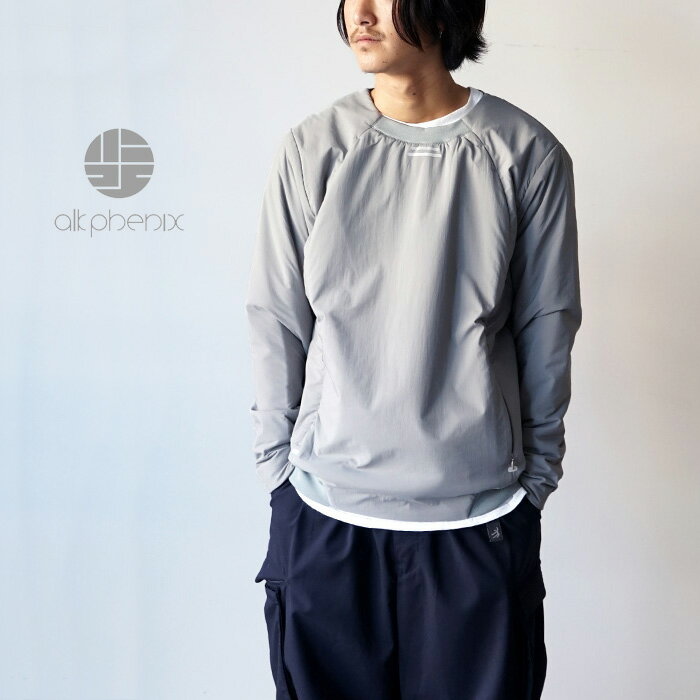 yyzg[i[ gbvX Y ~bhC[ Vv  ANtFjbNX GAN[lbN O[ XEFbg JWA ꂢ n Vv ۉ ʋC y alk pheinx Aero crewneck -GREY