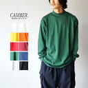 【あす楽】Tシャツ メンズ 長袖 モックネック 無地 シンプル ブランド キャンバー モックネックT 10色 S M L XL カットソー カジュアル ファッション CAMBER MOCK NECK L/S TEE-SHIRT -FINEST