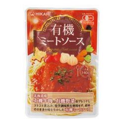 ★商品名有機ミートソース内容量140g商品説明有機野菜をふんだんに使い、国産有機牛肉を使った日本初！有機JAS認定ミートソースです。原材料野菜（有機たまねぎ（国産）、有機にんじん、有機トマト、有機にんにく）、有機牛肉、有機トマトペースト、有機トマトケチャップ、有機ウスターソース（小麦・大豆・りんごを含む）、ばれいしょでんぷん、食塩、有機砂糖、有機オリーブオイル、香辛料栄養成分1袋140gあたりエネルギー92kcal、たんぱく質3.5g、脂質1.4g、炭水化物16.5g、食塩相当量2.6g保存方法・注意事項直射日光、高温多湿を避けて保存して下さい。開封後は保存できませんので、すぐにお召し上がり下さい。賞味期限商品パッケージに記載広告文責奈良恵友堂有限会社連絡先：0743‐53‐1893販売者光食品株式会社製造者株式会社アール・シー・フードパック□