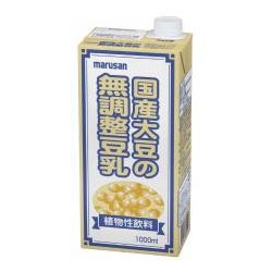 商品名国産大豆の無調整豆乳内容量1000ml商品説明国内産大豆と水だけで作られた豆乳です。様々な料理に大豆本来の風味と豊富な栄養をプラスできます。原材料大豆（国内産）栄養成分100mlあたりエネルギー 51kcal、たんぱく質 4.7g、脂質 3.1g、炭水化物 1.1g、ナトリウム 0?4g、保存方法・注意事項直射日光、高温多湿を避けて保存して下さい。賞味期限商品パッケージに記載広告文責奈良恵友堂有限会社連絡先：0743‐53‐1893販売者マルサンアイ製造者