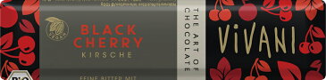 【お取り寄せ商品】【冬季限定】【アスプルンド】ViVANI オーガニック ダークチョコレートバー ブラックチェリー 35g