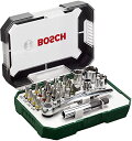 BOSCH (ボッシュ) 2607017322 ラチェット スクリュードライバービット セット 26ピース