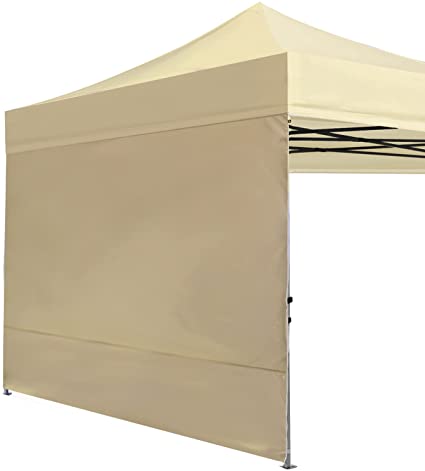 ABCCANOPY サイドシート(横幕) タープテント用 2.5m/3m専用 防水タープシート マジックテープ付き ファスナー付き