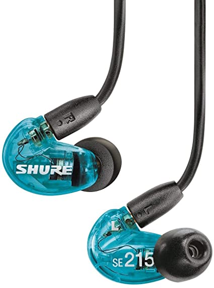 SHURE シュア 高遮音性イヤホン 有線タイプ SE215SPE-A トランススルーセントブルー : カナル型 国内正規品 メーカー保証2年