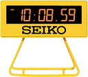 セイコークロック(Seiko Clock) 目覚まし時計 置き時計 デジタル ミニタイマークロック 黄色 93 104 45mm SQ815Y