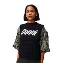 GANNI ガニー cotton logo vest ベスト $250