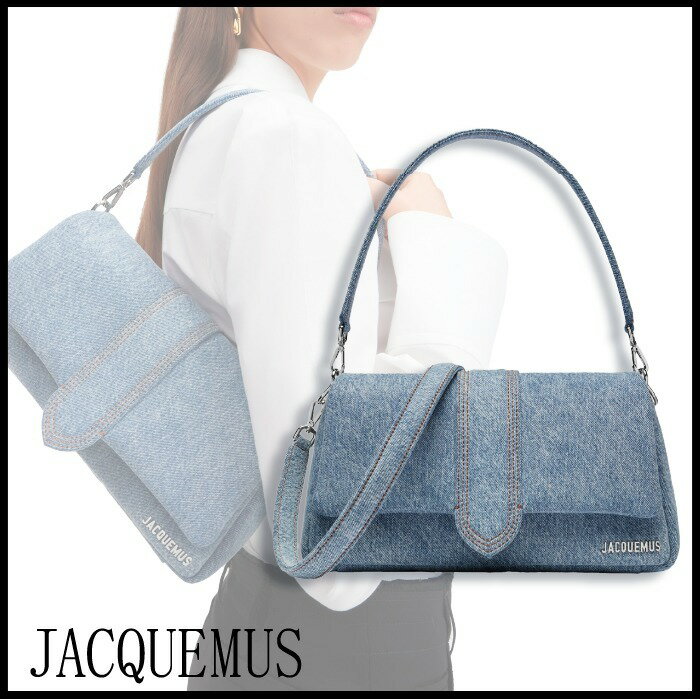 楽天Lole Ohana【Rakuten Fashion THE SALE期間限定10％OFF】JACQUEMUS ジャックムス ショルダー デニム フラップ バッグ