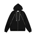 Maison Margiela メゾンマルジェラ パーカー ジップアップ フーディー スウェット ロゴ メンズ レディース ユニセックス メゾン マルジェラ