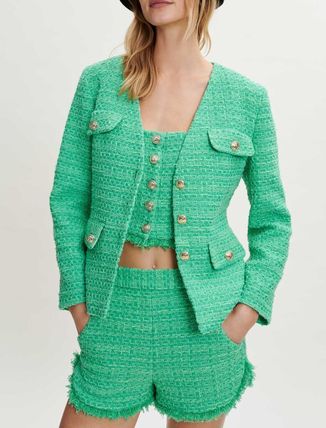 maje (マージュ) Fitted tweed jacket ジャケット
