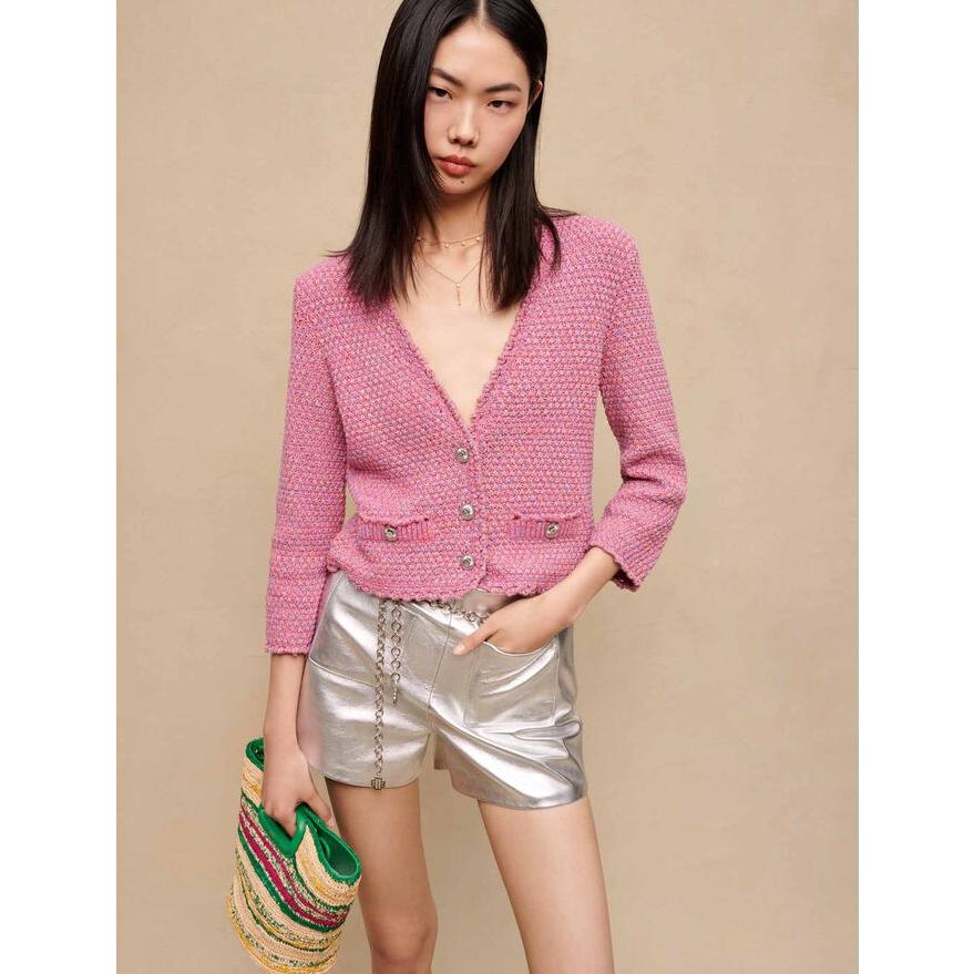 maje (ޡ) TWEED-EFFECT KNIT CARDIGAN ǥ