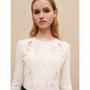 maje (マージュ) EMBROIDERED CARDIGAN カーディガン