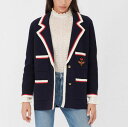 Maje マージュ CONTRASTING COLLAR AND POCKET CARDIGAN(4)