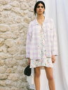 maje(マージュ) Overshirt-style checked cardigan カーディガン