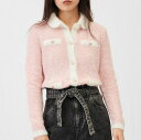 maje(マージュ) Fancy lurex knit cardigan カーディガン