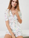 maje (}[W) PRINTED JACQUARD PLAYSUIT I[C