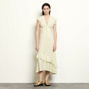 sandro サンドロLong dress in printed jacquard　ワンピース