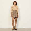 sandro サンドロ Short houndstooth skirt スカート