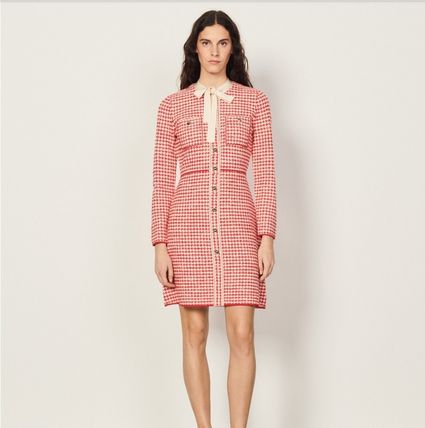 sandro Th Tweed dress s[X