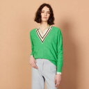 sandro サンドロ Pointelle knit sweaterトップス(4)