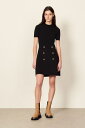 sandro サンドロ Short knitted dress ワンピース
