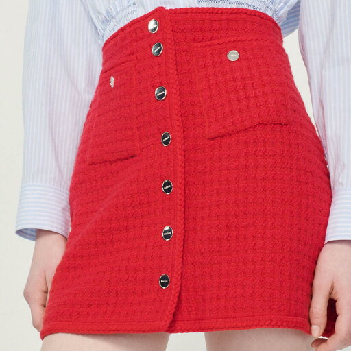 sandro サンドロ Short knitted skirt スカート sandro サンドロ Short knitted skirt スカート