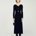 SANDRO サンドロ Cable knit dress ワンピース(4)