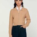 SANDRO サンドロ Cropped knitted cardigan トップス