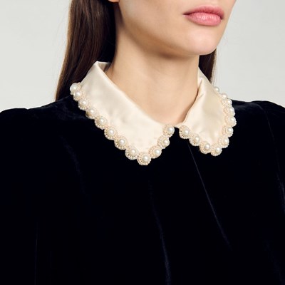 SANDRO サンドロ Velvet dress ワンピース ドレス