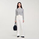 SANDRO サンドロ Cropped cardigan カーディガン
