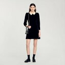 SANDRO サンドロ Velvet dress ワンピース ドレス