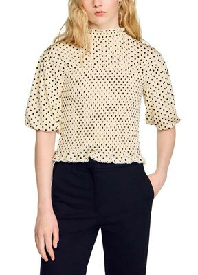 SANDRO 売れ筋商品|||サンドロ Tシャツ トップス レディース Tops Yellow 楽天市場】SANDRO（素材（生地・毛糸）綿・コットン）（Tシャツ