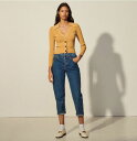 sandro サンドロ Knitted cardigan with polo neck カーディガン