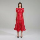 Self-Portrait Zt|[g[g Guipure Lace Midi Dress s[X