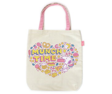 【アウトレット 店内展示品】スヌーピー ショッピングバッグ/トートバッグ/買い物バッグ ピーナッツ ハート