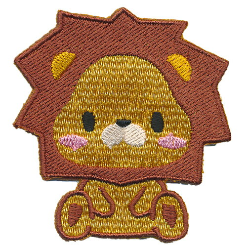 30's〜40's ライオン フェルトワッペン チェーンステッチ 入園・入学グッズ専門店hapimade（ハピメイド） / クロス