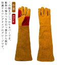 ロング ペットグローブ 60cm グローブ 牛革 引っ掻き 猫 爬虫類 飼育ペット 噛みつき防止 猫 耐久性 犬用 ガーデニング 獣医師おすすめ 犬 うさぎ リ...