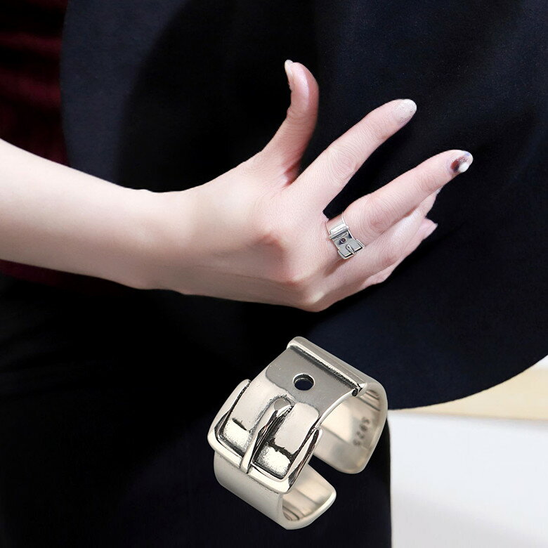 リング メタルリング ベルト 指輪 リング 手作り アンティーク レディース リング 微調整 フリーサイズ 指輪 リング オープンリング プラチナ ゴールド 金...