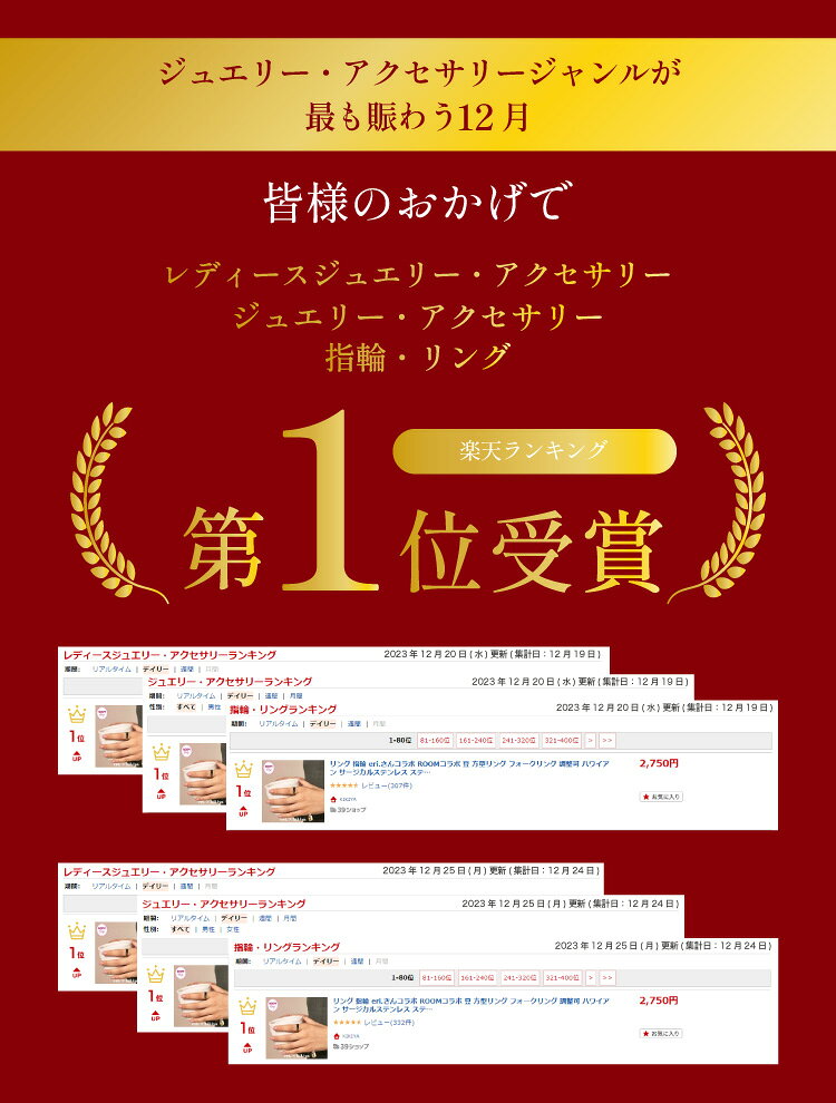 【楽天1位受賞】 リング 指輪 豆 方型リング フォークリング 調整可 サージカルステンレス ステンレス シルバー ゴールド k18 仕上 金属アレルギー 対応 リング ニッケルフリー アクセサリー 母の日 クリスマス プレゼント レディース シンプル ジュエリー kikiya (2)